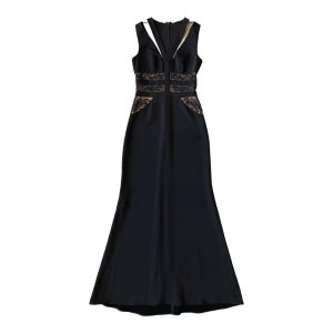 BCBG_MaxAzria_Black_Evening_Long_Gown_Front